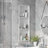 Nicchia per doccia Bianco 90 x 30 x 9,5 cm Acciaio inossidabile