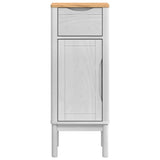 Mobile da Bagno con cassetto FLORO Bianco 35 x 30 x 90 cm