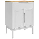Armadio per Lavabo da Bagno FLORO Bianco 60 x 40 x 80 cm