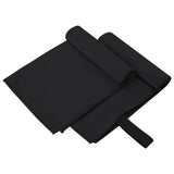Asciugamani Sportivi 2 pcs Nero 50 x 30 cm