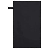 Asciugamani Sportivi 2 pcs Nero 50 x 30 cm