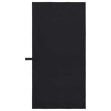 Asciugamani Sportivi 2 pcs Nero 100 x 50 cm