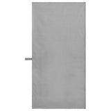 Asciugamani Sportivi 2 pcs Grigio scuro 100 x 50 cm