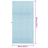 Asciugamani Sportivi 2 pcs Blu 180 x 90 cm