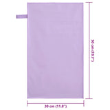 Asciugamani Sportivi 2 pcs Viola 50 x 30 cm