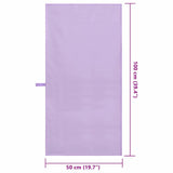 Asciugamani Sportivi 2 pcs Viola 100 x 50 cm