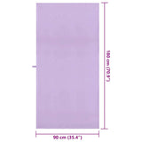 Asciugamani Sportivi 2 pcs Viola 180 x 90 cm