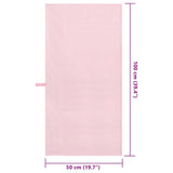 Asciugamani Sportivi 2 pcs Rosa 100 x 50 cm