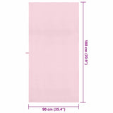 Asciugamani Sportivi 2 pcs Rosa 180 x 90 cm