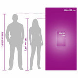 Set di Asciugamani Sportivi 2 pcs Grigio Tessuto