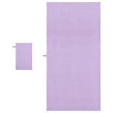 Set di Asciugamani Sportivi 2 pcs Viola Tessuto