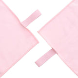 Set di Asciugamani Sportivi 2 pcs Rosa Tessuto