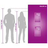 Set di Asciugamani Sportivi 3 pcs Rosa Poliestere e poliammide