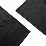 Asciugamani per Sedia Outdoor 2 pcs Nero 130 x 60 cm
