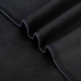 Asciugamani per Sedia Outdoor 2 pcs Nero 130 x 60 cm