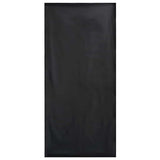 Asciugamani per Sedia Outdoor 2 pcs Nero 130 x 60 cm