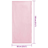Asciugamani per Sedia Outdoor 2 pcs Rosa 130 x 60 cm