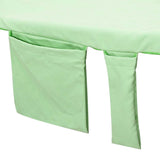 Asciugamani per lettino 2 pcs Verde 210 x 75 cm