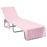Asciugamani per lettino 2 pcs Rosa 210 x 75 cm