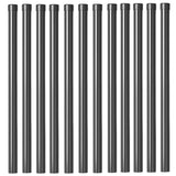 Pali per Recinzione 12 pcs Grigio 70 cm