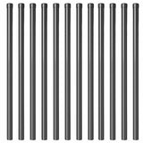 Palo della recinzione 12 pcs Grigio 110 cm