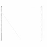 Palo della recinzione 12 pcs Argento