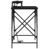 Scrivania Rovere nero 100 x 50 x 86.5 cm Legno truciolato