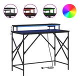 Scrivania Rovere nero 100 x 50 x 86.5 cm Legno truciolato