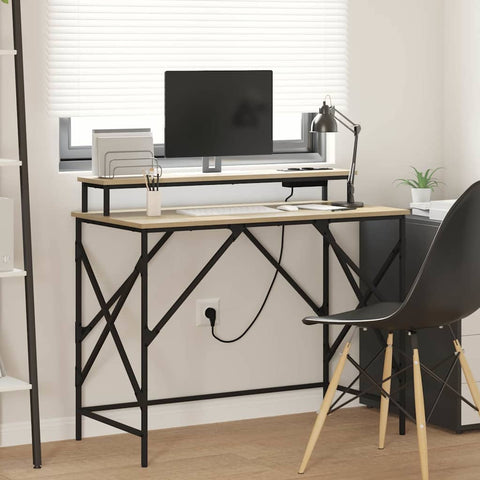 Scrivania rovere sonoma 100 x 50 x 86.5 cm Legno truciolato