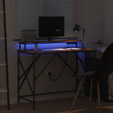 Scrivania Rovere fumo 100 x 50 x 86.5 cm Legno truciolato