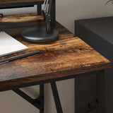 Scrivania Rovere fumé 100 x 50 x 86,5 cm Legno truciolato