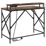 Scrivania Rovere fumo 100 x 50 x 86.5 cm Legno truciolato