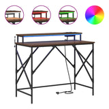 Scrivania Rovere marrone 100 x 50 x 86.5 cm Legno truciolato