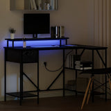 Scrivania Rovere nero 120 x 79 x 86.5 cm Legno truciolato