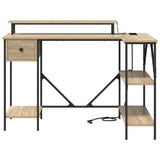 Scrivania Rovere Sonoma 120 x 79 x 86,5 cm Legno truciolato