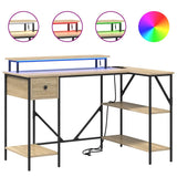 Scrivania rovere sonoma 120 x 79 x 86.5 cm Legno truciolato
