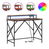 Scrivania Rovere fumo 120 x 79 x 86.5 cm Legno truciolato