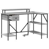 Scrivania Grigio Sonoma 120 x 79 x 86,5 cm Legno truciolato