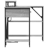 Scrivania Grigio sonoma 120 x 79 x 86.5 cm Legno truciolato