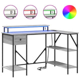 Scrivania Grigio sonoma 120 x 79 x 86.5 cm Legno truciolato