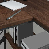 Scrivania Rovere Marrone 120 x 79 x 86,5 cm Legno truciolato