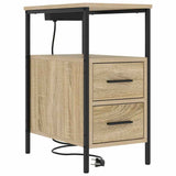 Armadio da Notte 2 pcs Rovere Sonoma 30 x 48 x 61 cm