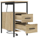 Armadio da Notte 2 pcs Rovere Sonoma 30 x 48 x 61 cm