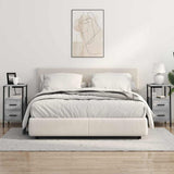 Armadio da Notte 2 pcs Grigio Sonoma 30 x 48 x 61 cm