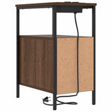 Armadio da Notte 2 pcs Rovere Marrone 30 x 48 x 61 cm