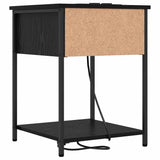 Armadio da Notte con cassetto 2 pcs Rovere Nero 42 x 41 x 56 cm