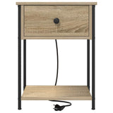 Armadio da Notte con cassetto Rovere Sonoma 42 x 41 x 56 cm