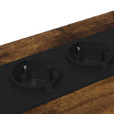 Armadio da Notte Rovere fumé 42 x 41 x 56 cm Legno truciolato