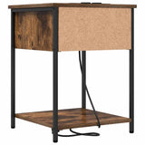 Armadio da Notte Rovere fumé 42 x 41 x 56 cm Legno truciolato