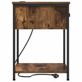 Armadio da Notte Rovere fumé 42 x 41 x 56 cm Legno truciolato